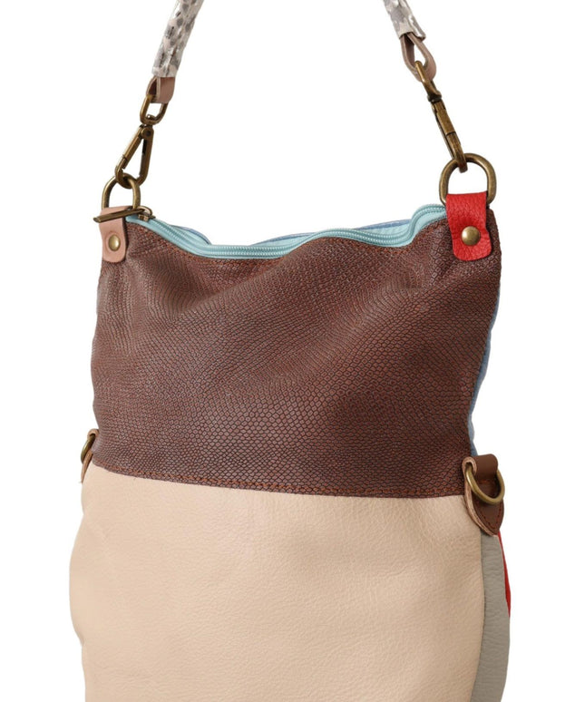 EBARRITO Multicolor Genuine Leather Shoulder Tote Women Handbag