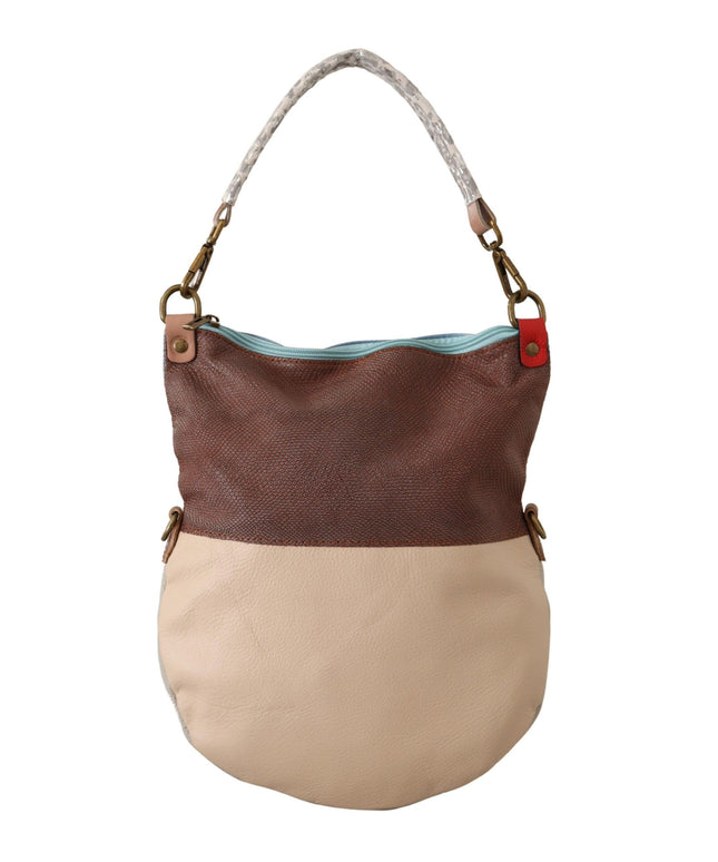 EBARRITO Multicolor Genuine Leather Shoulder Tote Women Handbag