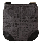 WAYFARER Gray Printed Logo Shoulder Crossbody Purse Bag