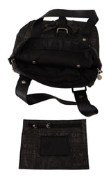 WAYFARER Black Printed Logo Shoulder Handbag Purse Bag