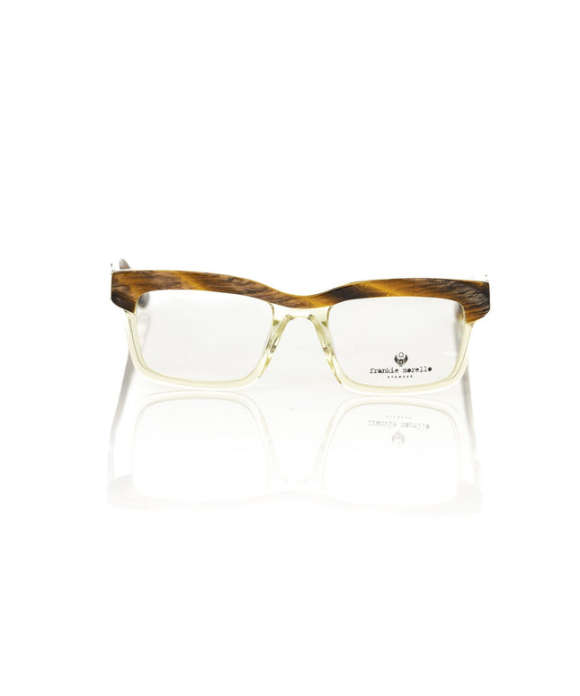 Frankie Morello Brown Acetate Men Frame
