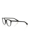 Frankie Morello Black Acetate Unisex Eyeglass Frame