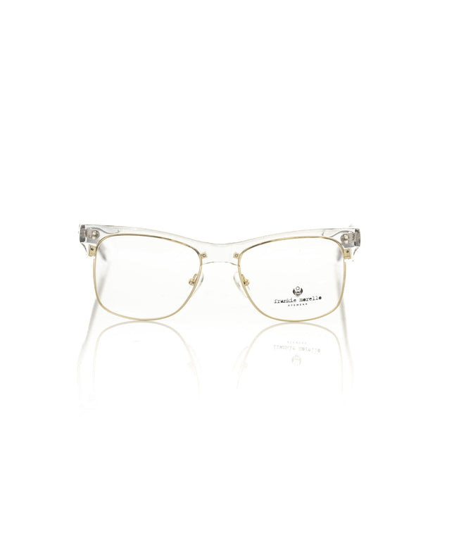 Frankie Morello Gold Metallic Fiber Men Frame
