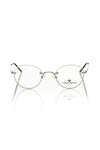 Frankie Morello Silver Metallic Unisex Eyeglass Frame
