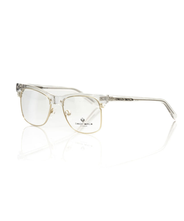 Frankie Morello Gold Metallic Fiber Men Frame