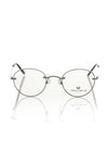Frankie Morello Gray Metallic Unisex Eyeglass Frame