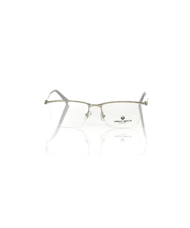 Frankie Morello Silver Metallic Men Frame