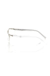 Frankie Morello Silver Metallic Unisex Frame