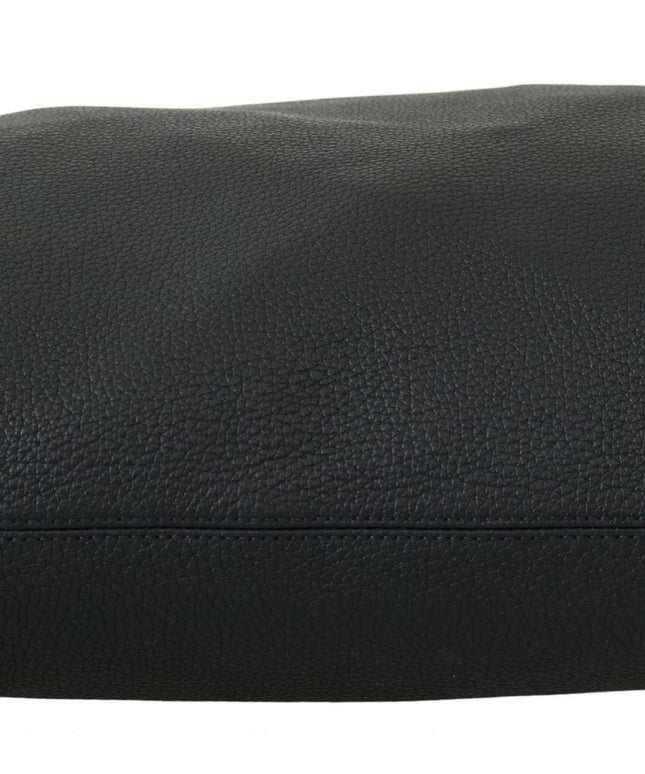 Dolce & Gabbana Black Leather Travel Shopping Gym #DGFAMILY Tote Bag