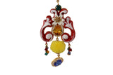 Dolce & Gabbana Gold Brass Carretto Sicily Statement Crystal Chain Necklace