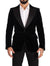 Dolce & Gabbana Black Velvet Single Breasted One Button Blazer