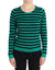 Dolce & Gabbana Green Black Silk Cashmere Sweater