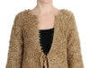 PINK MEMORIES Beige Wool Blend Cape Sweater