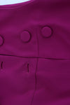 Barbara Casasola Purple Silk Sleeveless Blouse Top