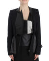 KAALE SUKTAE Black Short Blazer Coat Biker Jacket