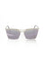 Frankie Morello Silver Metallic Women's Sunglass