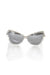 Frankie Morello Gray Acetate Women Sunglass
