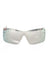 Frankie Morello Silver Metallic Women Sunglass