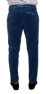 Dolce & Gabbana Blue SICILIA Velvet Slim Fit 2 Piece Suit