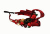 Dolce & Gabbana Cherry Silk Crystal Bow Logo Diadem Tiara Headband