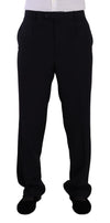 Domenico Tagliente Blue Polyester Single Breasted Formal Suit