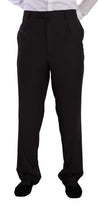 Domenico Tagliente Gray Polyester Single Breasted Formal Suit