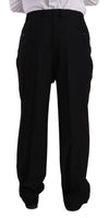 Domenico Tagliente Black Polyester Single Breasted Formal Suit