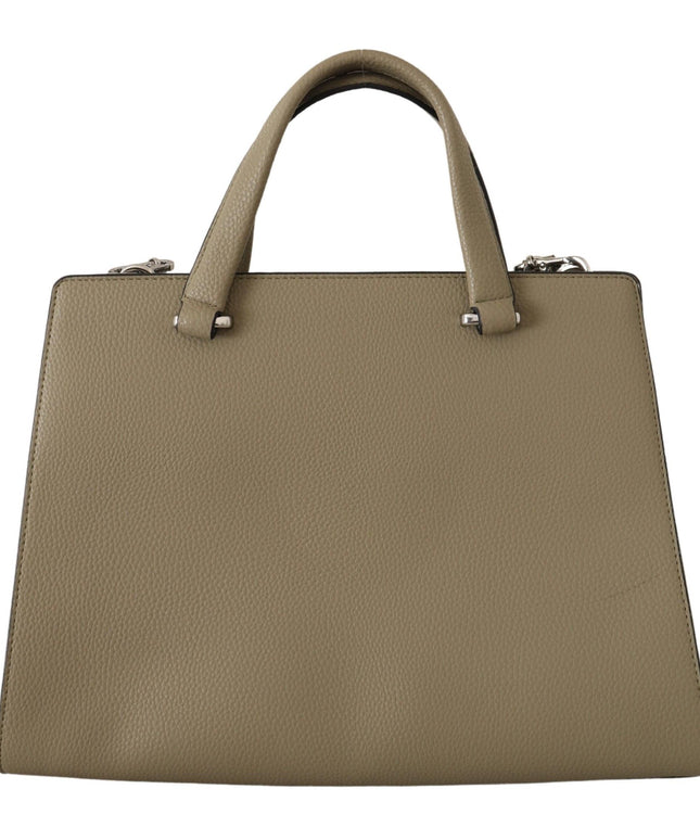 Karl Lagerfeld Enchanting Sage Green Leather Tote