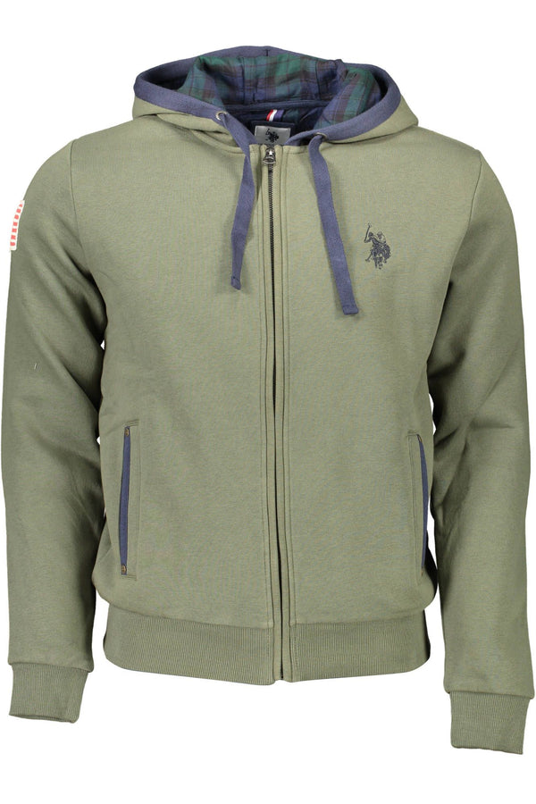 سترة رجالية قطنية خضراء من US POLO ASSN
