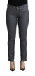 Levi's Gray Cotton Low Waist Skinny Denim Jeans