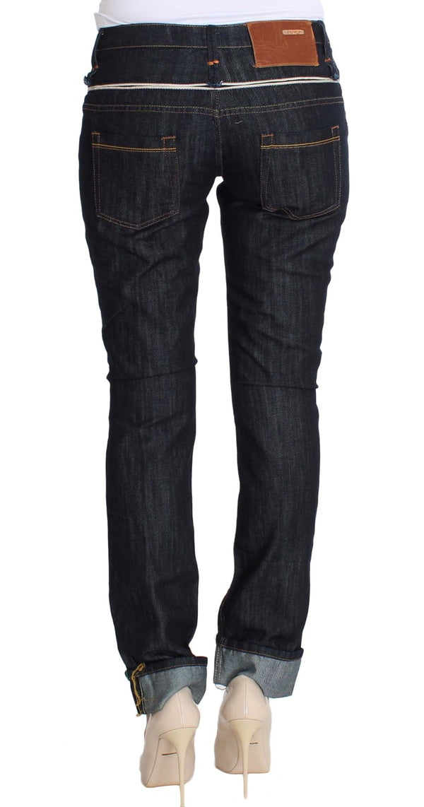 بنطال جينز مستقيم من القطن من Acht Blue Denim