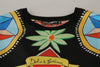 Dolce & Gabbana Multicolor Soldier Carretto Silk TopT-shirt