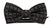 Dolce & Gabbana Black White Polka Dot 100% Silk Neck Papillon Tie