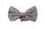 Dolce & Gabbana Gray 100% Silk Adjustable Neck Papillon Tie
