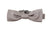 Dolce & Gabbana Silver 100% Silk Slim Adjustable Neck Papillon Tie