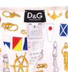 Dolce & Gabbana White Sailor Bra Panty Stretch Underwear