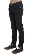Acht Gray Cotton Stretch Slim Fit Jeans