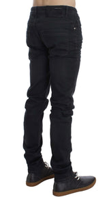 Acht Gray Cotton Stretch Slim Fit Jeans