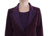 BENCIVENGA Purple Wool Suit T-Shirt Set