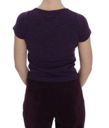 BENCIVENGA Purple Wool Suit T-Shirt Set