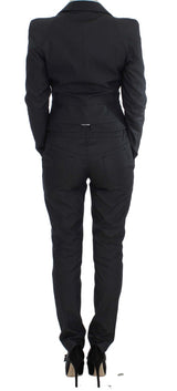 Exte Gray One Button Two Piece Suit