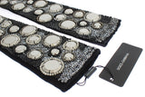 Dolce & Gabbana Black Cashmere Sequined Finger Less Gloves