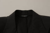 Dolce & Gabbana Black Single Breasted TAORMINA Breasted Blazer