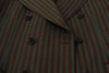 Dolce & Gabbana Multicolor Stripes Double Breasted Blazer