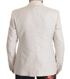 Dolce & Gabbana Gray Silk Single Breasted 2 Pc Blazer
