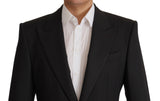Dolce & Gabbana Black Wool Single Breasted Blazer v