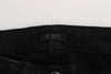 Costume National Black Cotton Slim Fit Denim Jeans