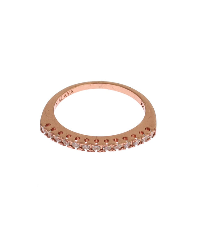 Nialaya Red Gold 925 Silver Ring