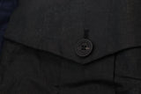 Dsquared² Dark Blue Cotton Collared Long Sleeves Casual Shirt