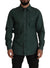 Dolce & Gabbana Dark Green Button Down Long Sleeves Shirt